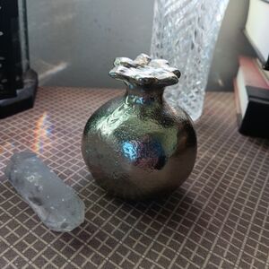 Silver Decorative Pomegranate, great Condition, home Accent.